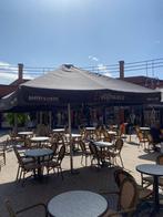 2 grote parasols 4 x 4 meter, Ophalen of Verzenden, Zo goed als nieuw, Meer dan 4 meter, Overige typen