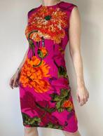 Prachtige Atelier Bologna jurk S/M. Bloem pailletten glitter, Kleding | Dames, Jurken, Gedragen, Vintage, Onder de knie, Roze