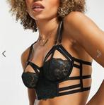 Niet voorgevormde Bh Hunkemoller Private zwart Piper 70B, Kleding | Dames, Verzenden, Zwart, BH