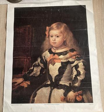 Brocante afbeelding van Infanta Margarita van Spanje beschikbaar voor biedingen