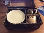 prachtig duo koffie/cappuchino kop en schotel setje, Ophalen of Verzenden, Aardewerk, Kop(pen) en/of Schotel(s)