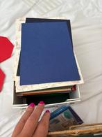 Groot Knutselpakket borduren 3d scrapbook karton lint, Hobby en Vrije tijd, Ophalen, Gebruikt, Overige typen, Overige merken