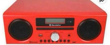 ROADSTAR HRA-9D+BT RADIO-CD-SPELER, BLUETOOTH, NIEUW, ROOD beschikbaar voor biedingen