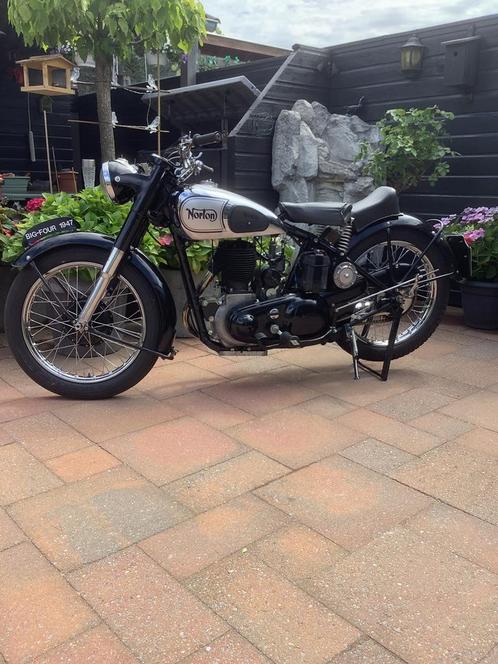 Norton big four b.j. 1947 met nl kenteken., Motoren, Motoren | Oldtimers, Overig, 1 cilinder, Ophalen