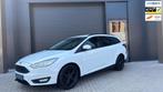 Ford Focus Wagon 125pk Titanium Edition CLIMA | NAVI | STOEL, Zwart, Wit, Origineel Nederlands, Handgeschakeld