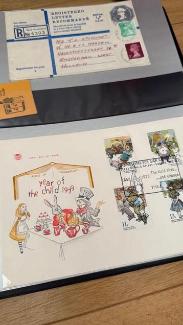 Postzegel en Eerstedag Enveloppen Collectie - 10 boeken beschikbaar voor biedingen