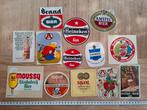 Lot vintage stickers - biermerken alcohol, Ophalen of Verzenden, Zo goed als nieuw, Overige typen