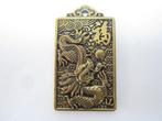 Oude chinees /chinese bronze hangers draak,, Overige materialen, Gebruikt, Overige voorstellingen, Ophalen of Verzenden