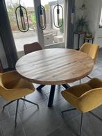 Mango houten eettafel rond 140 cm, Huis en Inrichting, Tafels | Eettafels, Ophalen of Verzenden, Rond, 100 tot 150 cm