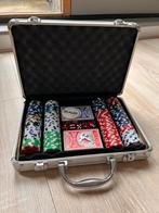 Te Koop!! Poker koffer + extra Poker Chips, Vijf spelers of meer, Ophalen, Gebruikt