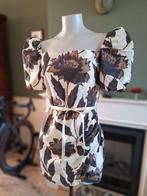 Rinascimento tuniek top crème bruin S 36 pofmouw gratis verz, Kleding | Dames, Blouses en Tunieken, Bruin, Verzenden, Rinascimento