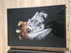 Wallfield schilderij king queen tijger leeuw nieuw, Huis en Inrichting, Ophalen, Zo goed als nieuw, Schilderij, 75 cm of meer