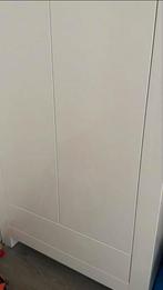 Witte Kleding/Linnenkast Hoogglans met Lade en Hangruimte, Huis en Inrichting, Kasten | Kledingkasten, Ophalen, 50 tot 100 cm