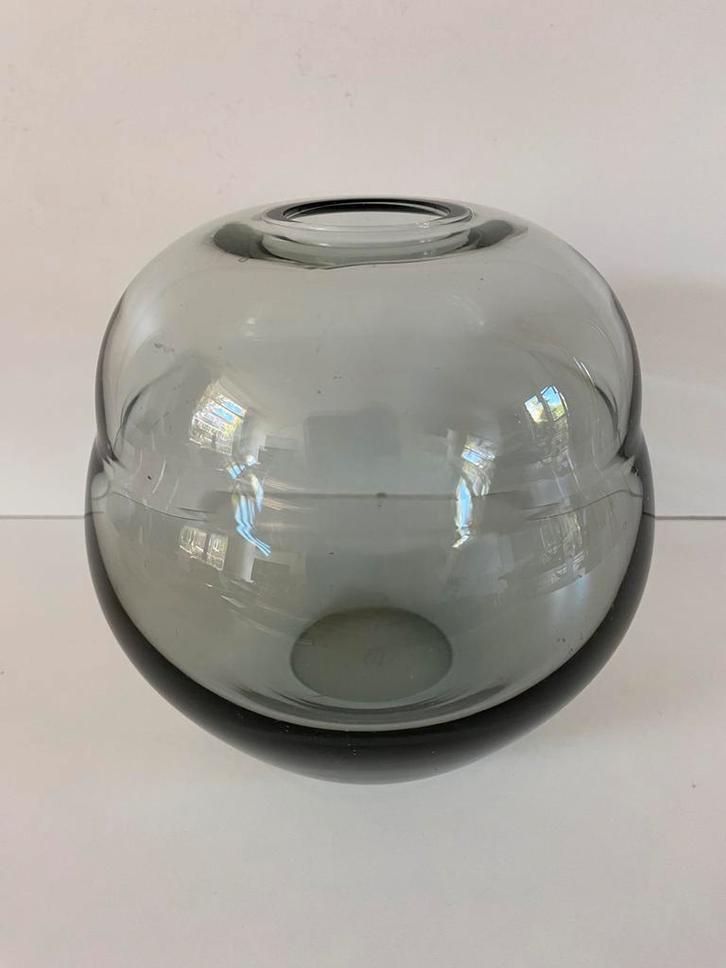 Copier vaasje . Leerdam glas . Ida Falkenberg-Lieftinck., Antiek en Kunst, Antiek | Glas en Kristal, Ophalen of Verzenden