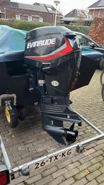 Langstaart Evinrude 40 tiller knuppel etec e-tec, Ophalen, Zo goed als nieuw, Benzine, 30 pk of meer