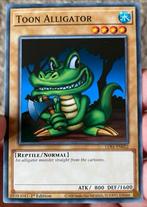 Yu-Gi-Oh! Toon Alligator LDS1 1st Edition !, Hobby en Vrije tijd, Verzenden, Zo goed als nieuw, Losse kaart