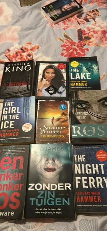 Spannende Thrillers - Stephen King, Hammer, Vermeer beschikbaar voor biedingen