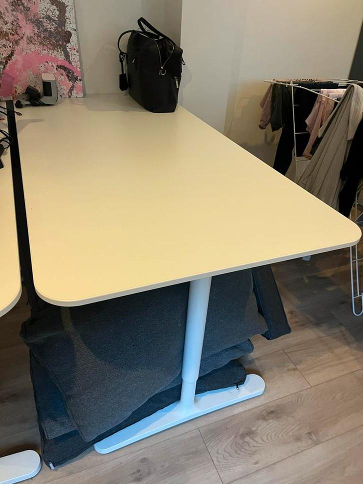 Ikea Bekant bureau wit 160x80, Huis en Inrichting, Bureaus, Zo goed als nieuw, Bureau, Ophalen