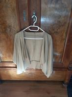 Claudia Sträter beige vest/jasje 38, Maat 38/40 (M), Beige, Ophalen of Verzenden, Zo goed als nieuw