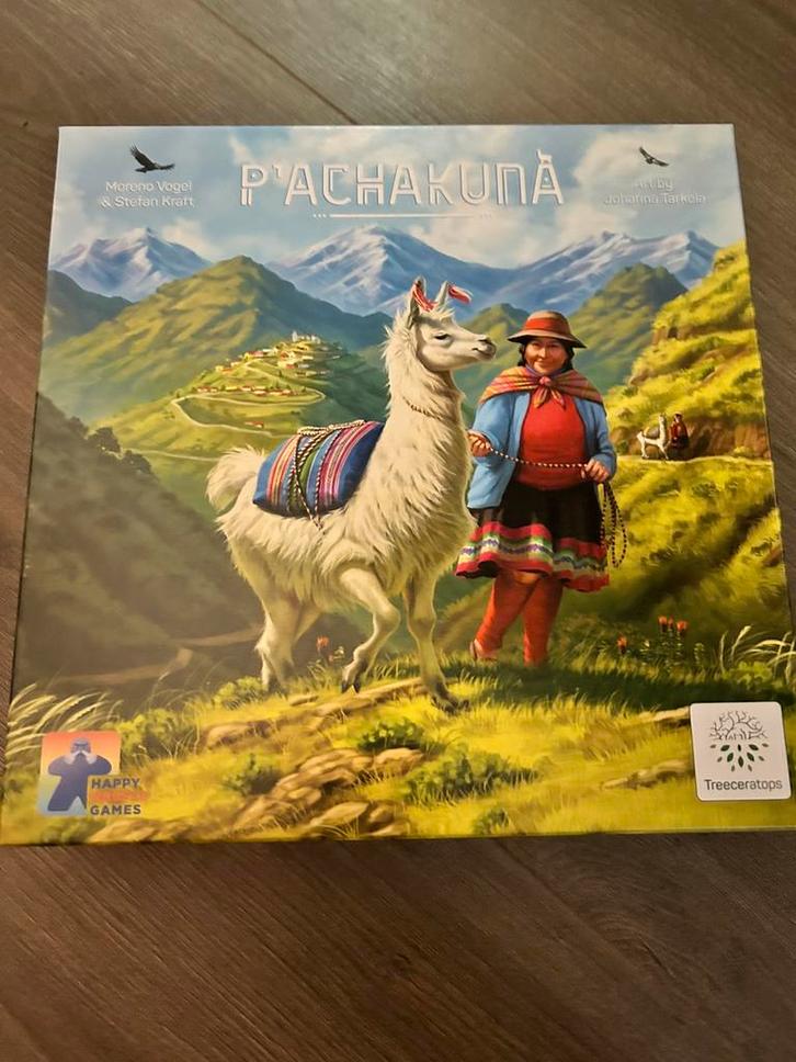 P’achakuna (NL), Hobby en Vrije tijd, Gezelschapsspellen | Bordspellen, Zo goed als nieuw, Een of twee spelers, Ophalen of Verzenden