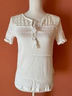 Canda wit tshirt maat 36, Verzenden, Wit, Zo goed als nieuw, Korte mouw