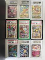Pokemon kaarten, Graded, Losse, Tag teams, Verzenden, Zo goed als nieuw, Meerdere kaarten