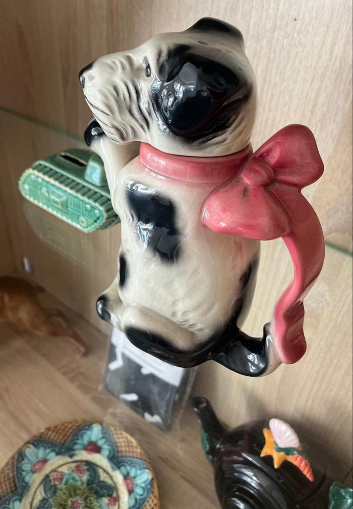Erphila vintage West Germany Hond Theepot, Antiek en Kunst, Antiek | Keramiek en Aardewerk, Ophalen of Verzenden