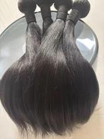HUMAN HAIR STRAIGHT BUNDELS - STIJL HAAR EXTENSIONS, Ophalen of Verzenden, Zo goed als nieuw, Pruik of Haarverlenging