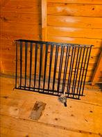 Zwart metalen traphekje - 60 tot 107 cm verstelbaar, Gebruikt, 100 tot 115 cm, Ophalen of Verzenden, Metaal of IJzer