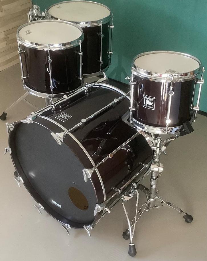 Sonor Hilite shellset 22/10/13/15, Muziek en Instrumenten, Drumstellen en Slagwerk, Gebruikt, Sonor, Ophalen