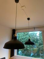 2 IKEA Hanglampen - Zwart, Huis en Inrichting, Lampen | Hanglampen, Ophalen, Zo goed als nieuw, Metaal, Minder dan 50 cm