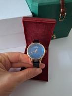Dames horloge donker marine blauw, Verzenden, Zo goed als nieuw, Blauw, Staal