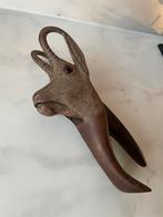 Zeldzame antieke houten “Zwarte Woud” Notenkraker als Geit, Antiek en Kunst, Ophalen of Verzenden