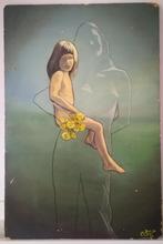 Moeder en kind. Olieverf op plaat. Gesigneerd. 1975., Antiek en Kunst, Kunst | Schilderijen | Modern, Ophalen of Verzenden
