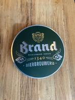 Reclamebord Brand bier logo groen 40x40cm aluminium, Verzenden, Nieuw, Reclamebord, Plaat of Schild, Brand