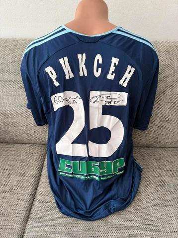 Matchworn/issued spelersshirt Fernando Ricksen Zenit beschikbaar voor biedingen