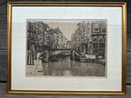 Ets Amsterdamse Gracht in Lijst, Ophalen