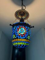 Oosterse mozaïek lamp, handgemaakt, Ophalen, Zo goed als nieuw, Glas, Minder dan 50 cm