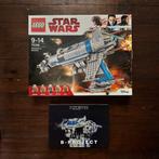 Lego Star wars 75188 bomber + starbricks UCS SB00302 manual, Ophalen of Verzenden, Zo goed als nieuw, Complete set, Lego