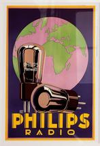 PHILIPS RADIO Art Deco Vintage Nederlandse Reclame poster, Verzamelen, Merken en Reclamevoorwerpen, Verzenden, Nieuw, Overige typen