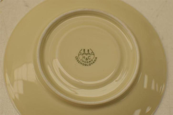 10 delig H&C porseleinen kop en schotels 46401, Huis en Inrichting, Keuken | Servies, Gebruikt, Bord(en), Wedgwood, Aardewerk