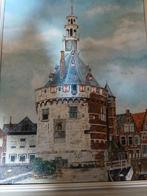 Schilderij de hoofdtoren van Hoorn / hoorn, Huis en Inrichting, Woonaccessoires | Schilderijen, Tekeningen en Foto's, Ophalen
