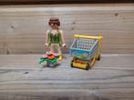 Playmobil vrouw met winkelwagen., Ophalen of Verzenden, Zo goed als nieuw