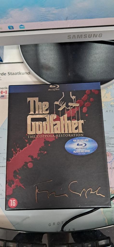 The Godfather part 1 tot part 3 en extra's Blu-ray disc, Cd's en Dvd's, Blu-ray, Zo goed als nieuw, Actie, Boxset, Ophalen of Verzenden