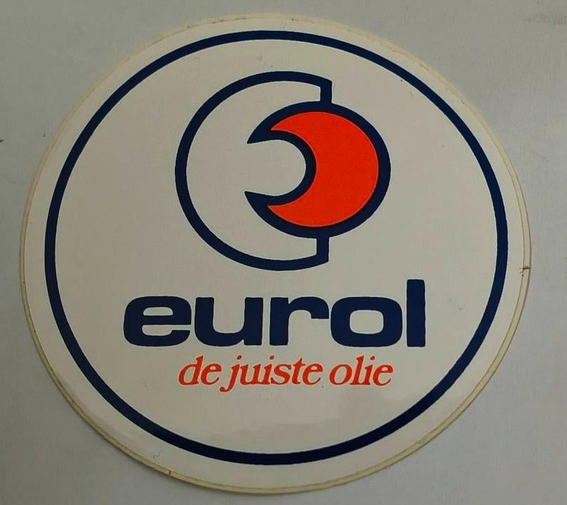 Sticker Eurol de juiste olie, Ophalen of Verzenden, Nieuw, Merk