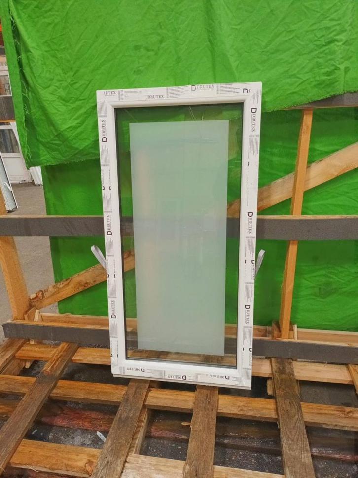 Kunststof Vast kozijn  b66,5 x h129,5 cm Wit  -2398-, Doe-het-zelf en Verbouw, Kozijnen en Schuifpuien, Zo goed als nieuw, Raamkozijn