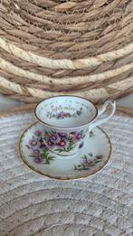 Royal albert - mini maand kop en schotel - september, Antiek en Kunst, Antiek | Servies los, Ophalen of Verzenden