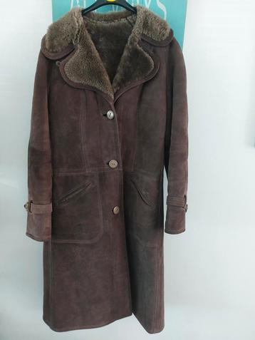 Vintage 70s Sherpa Lined Jas/Lammy Coat (Londen)