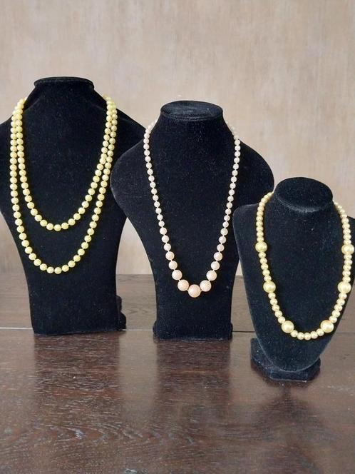 Kralen-KETTING / Parel-KETTING, Sieraden, Tassen en Uiterlijk, Kettingen, Gebruikt, Ophalen of Verzenden