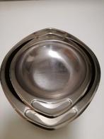 Serveerschalen RvS AMC Classic vintage 2 stuks € 15,00, Ophalen of Verzenden, Gebruikt